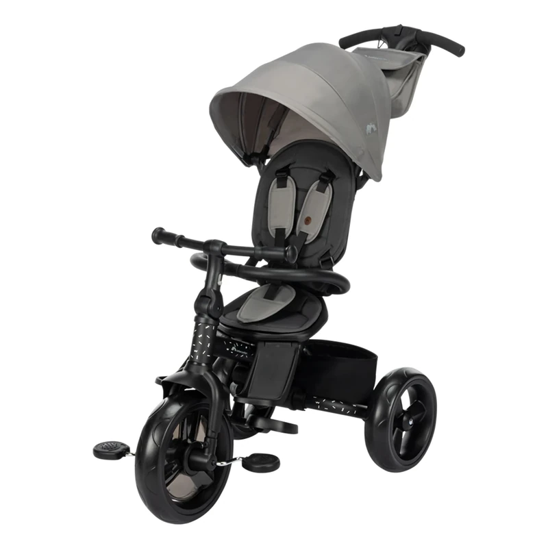 Bebeconfort Windy, Baby Trike with Parent Handle, 10 Months - 4 Years, 0-25 Kg, Adjustable to Child, Comfortable & Reversible Seat, Protective Canopy, Compact Fold, Toddler Bike, Tinted Stone