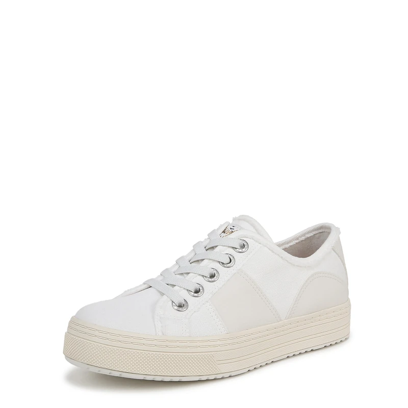 Blowfish Malibu Women's Super Smile Lace Up Trainer, White, Medium Fit, UK 5