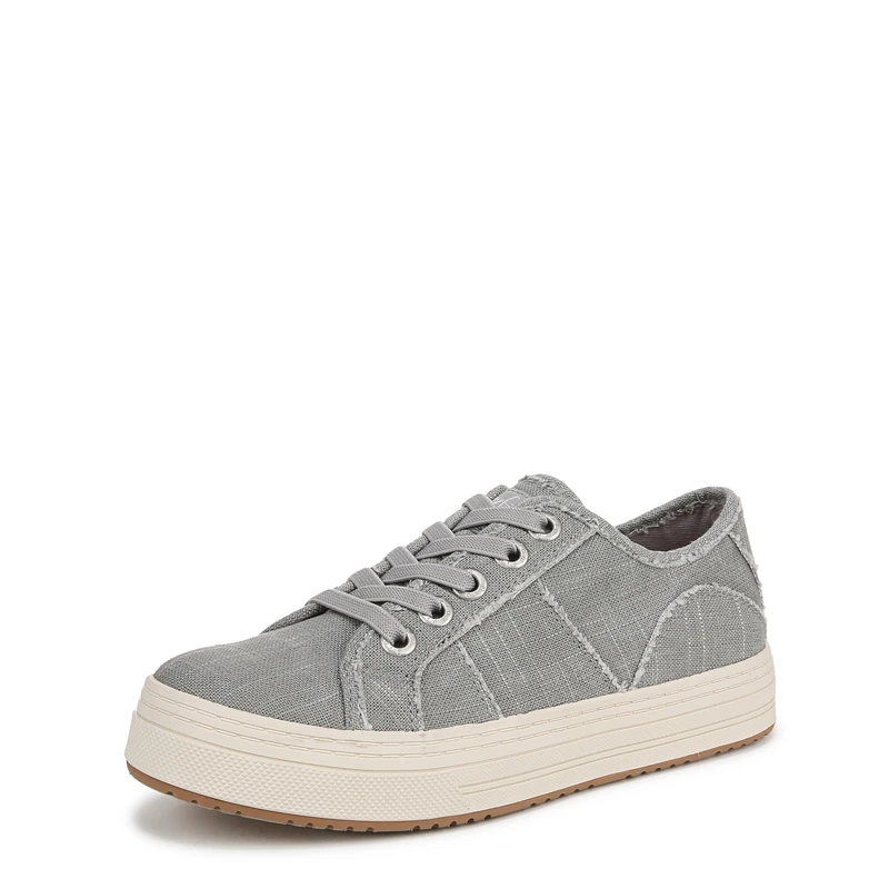 Blowfish Malibu Women's Super Smile Lace Up Trainer, Grey, Medium Fit, UK 4