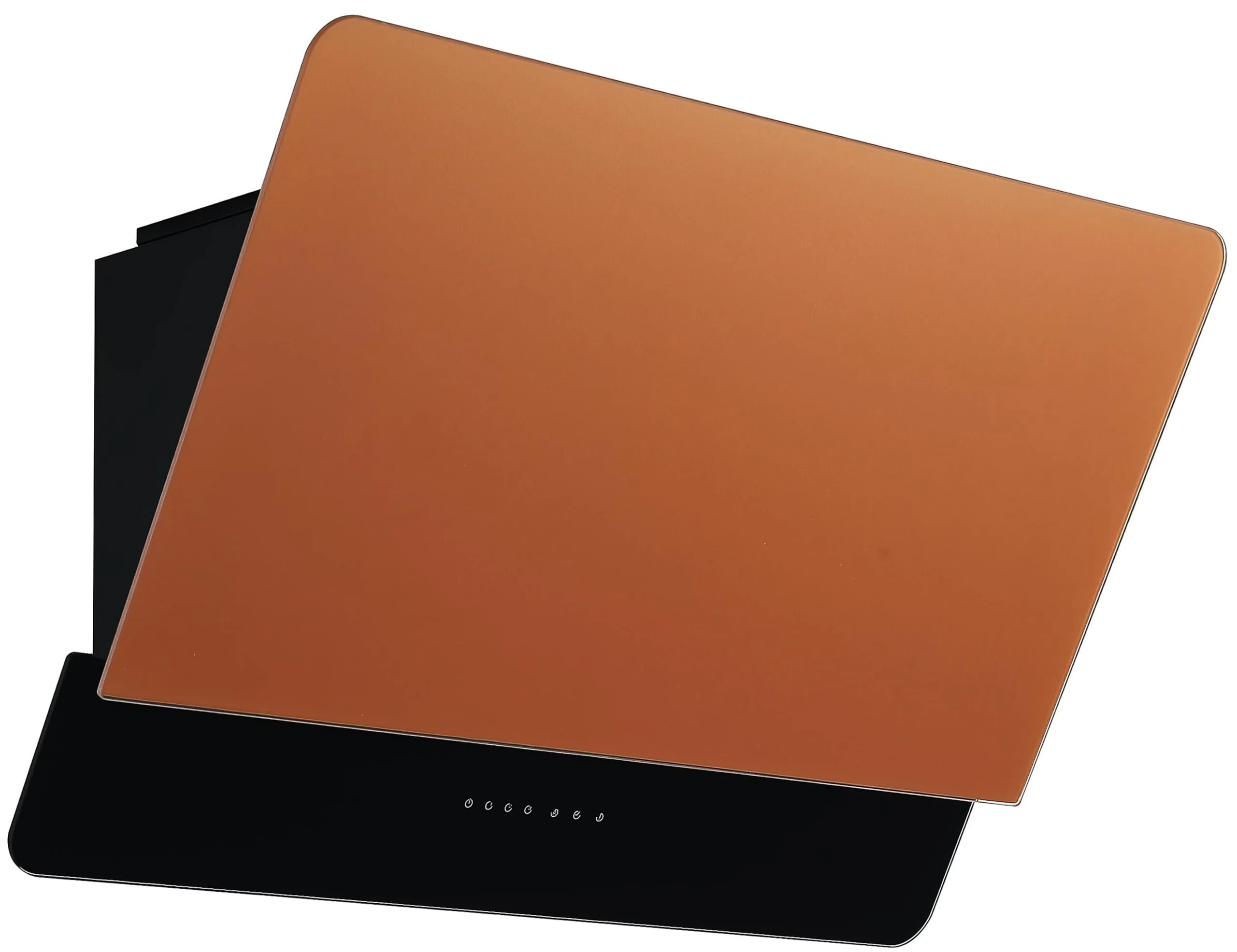 Apelson ICONCG80 Angled Glass Touch Control Cooker Hood Black & Copper