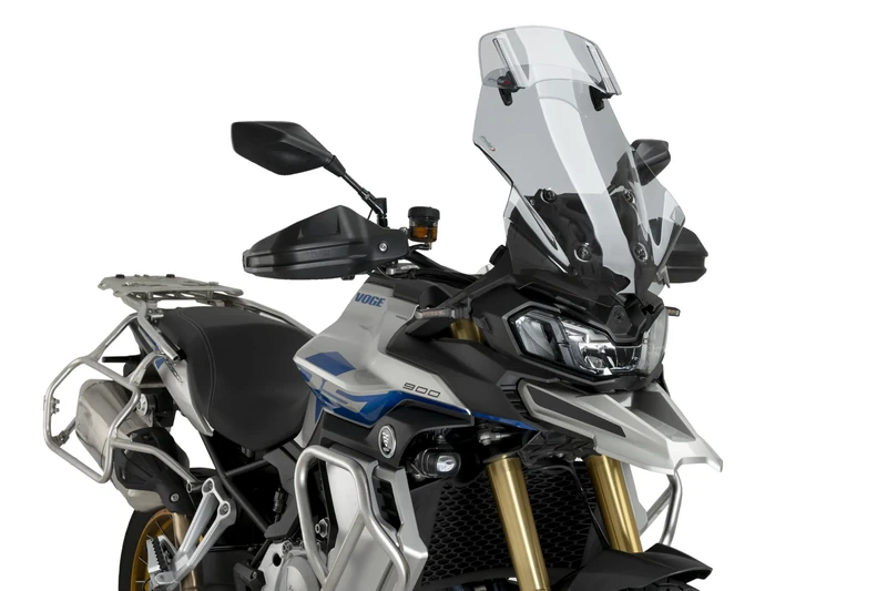 Puig 22318H Touring Windscreen with Visor – Improved Protection and Aerodynamics, Smoked