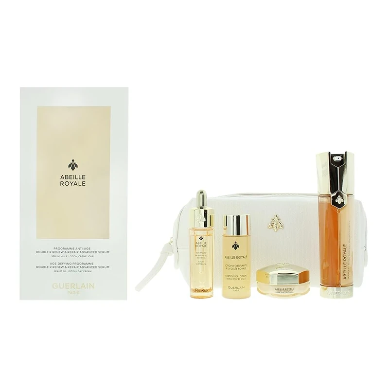 Guerlain Abeille Royale 4 Piece Gift Set: Day Cream 50ml - Night Treatment 15ml