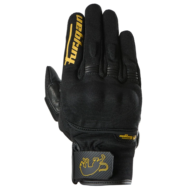 Furygan JET Lady D3O EVO - Women's motorcycle gloves - 100% leather palm - touchscreen compatibility - comfort - summer gloves - breathable & lightweight