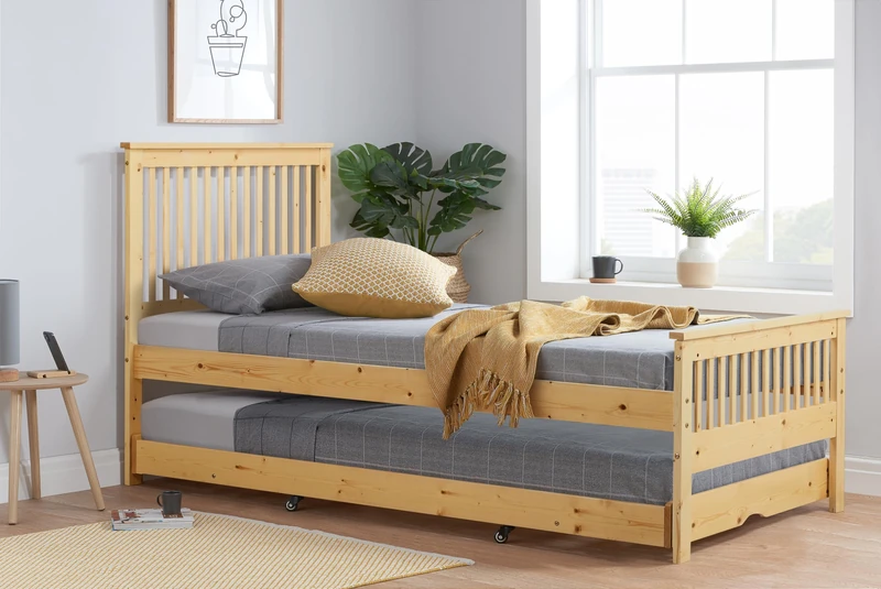 Birlea Buxton High End Trundle Bed Pine