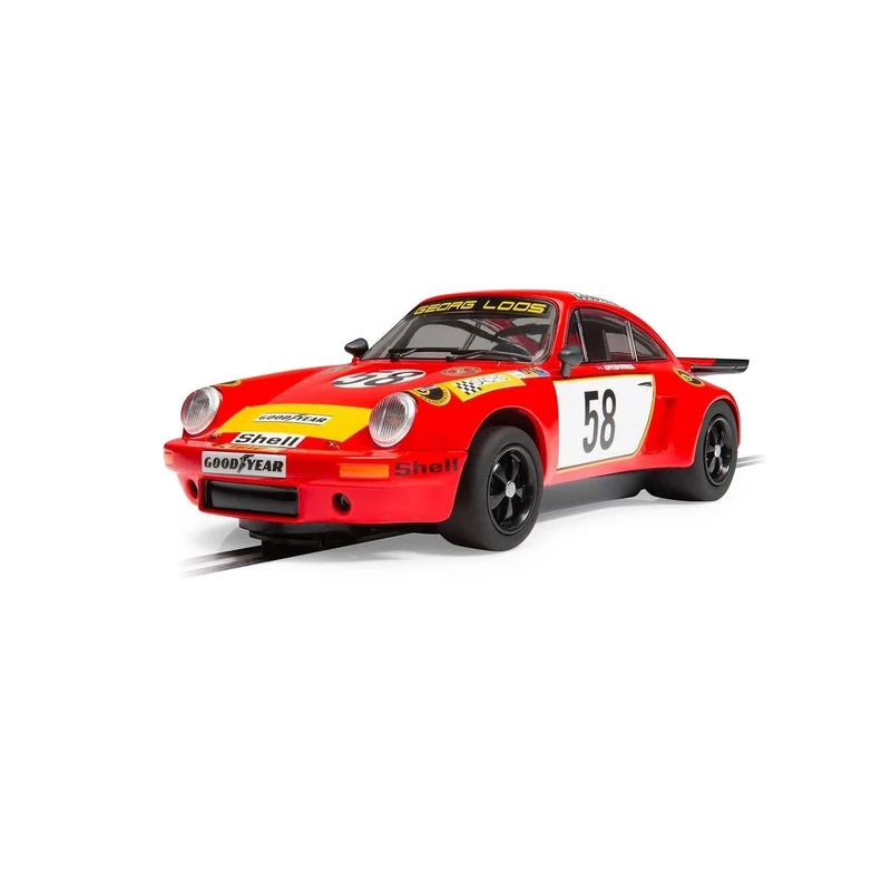 Scalextric C4594 Porsche 911 3.0 RSR - Georg Loos Racing - GT Winner 1975 LeMans Slot car