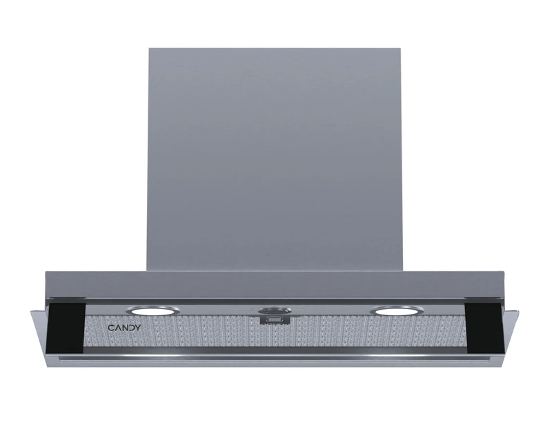 Candy CPY6MXVGG, Integrated Hood 60 CM, 3 Power Levels, 620 M3/H, Non-Return Valve, Carbon Filter, Aluminium Grease Filter, LED Lighting, 69DB, Stainless Steel