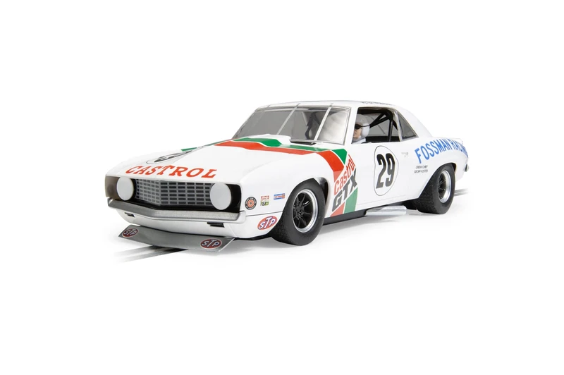 Scalextric Cars - C4643 Chevrolet Camaro Castrol Racing Trans Am 1971 - Toy Slot Car for use with Race Tracks and Set - Gift Ideas for Kids and Adults, Accessories