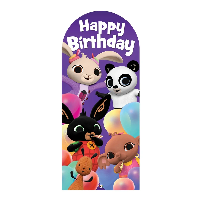 Star Cutouts SC4532 Bing Happy Birthday Sailboard Cardboard Cutout 185cm – Kids Birthday Party Backdrop & Celebration Decoration