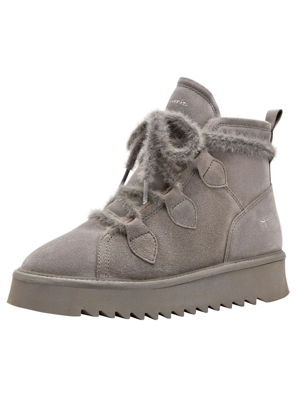 Tamaris Women's Damen Wl Lace Boot 1-26924-45 Snow, Gray, 6.5 UK