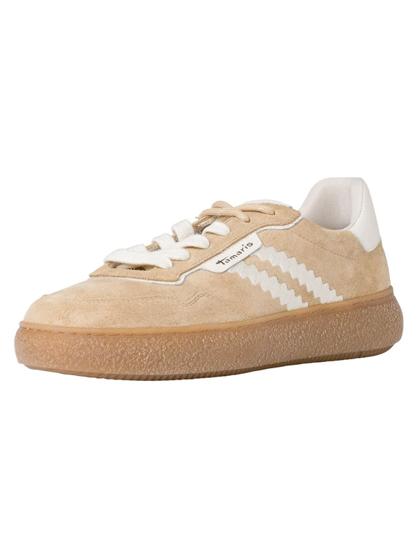 Tamaris Women's 1-23733-45 Trainers, Beige Comb, 6.5 UK