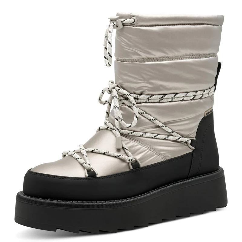 Tamaris Women's Moonboot Flat, Black pewter, 39 EU - Image 1