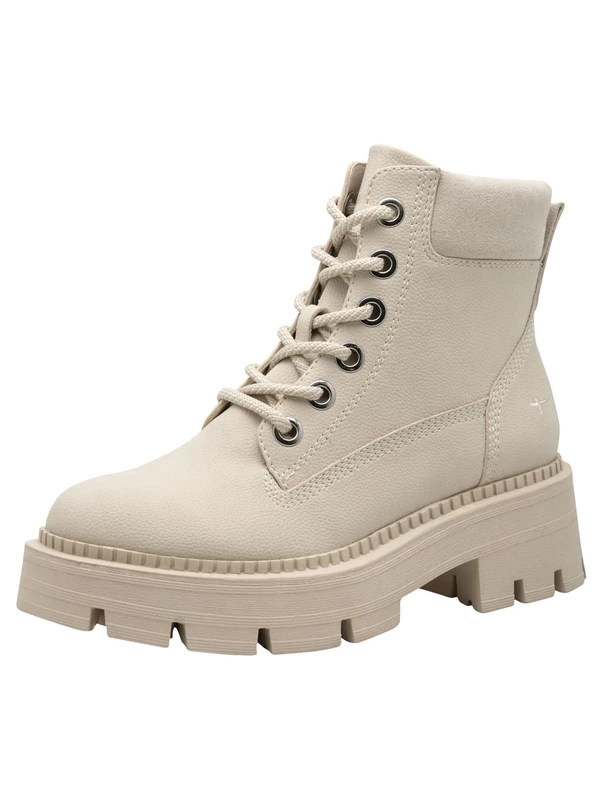 Tamaris Women's Damen Lace Boot Flat 1-25921-45 Ankle, Brown, 4 UK