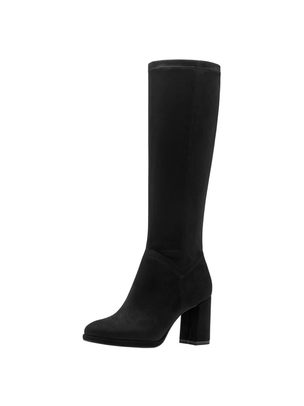 Tamaris Women's Long Boot Heel 1-25554-45 Knee-High Boots, Black, 41 EU, black, 8 UK