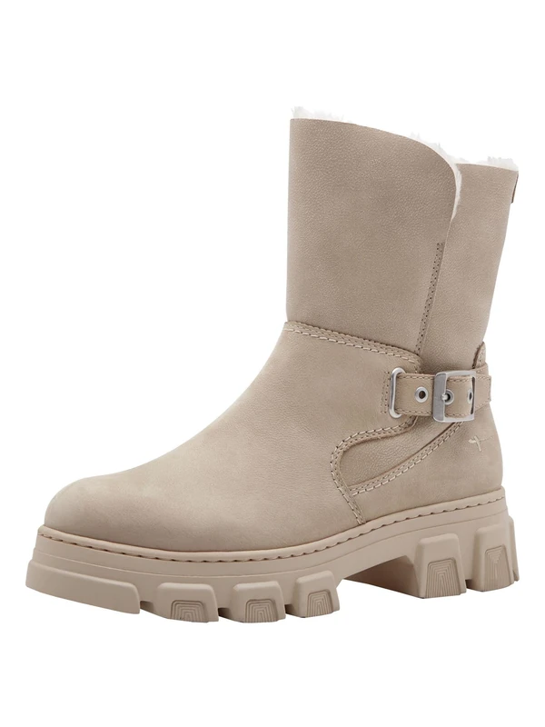Tamaris Women's Flat Boots, Brown, 39 EU