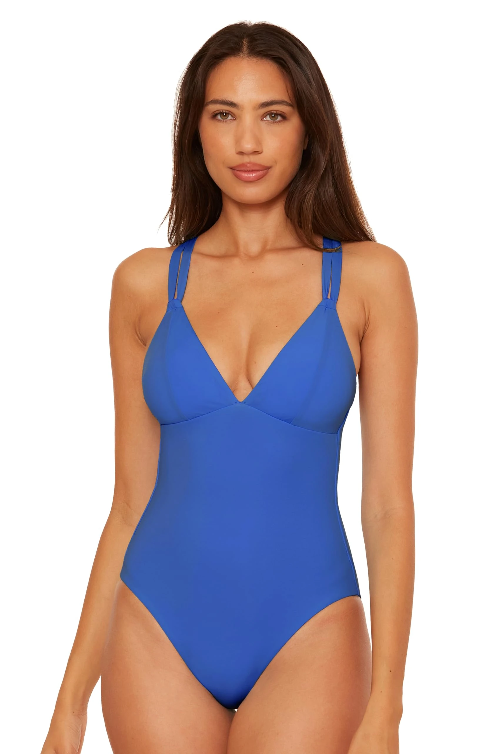 BECCA Women's Colour Code Reversible One Piece Swimsuit, Adjustable, Bathing Suits for Women Swimsuit, Ocean Oasis, L