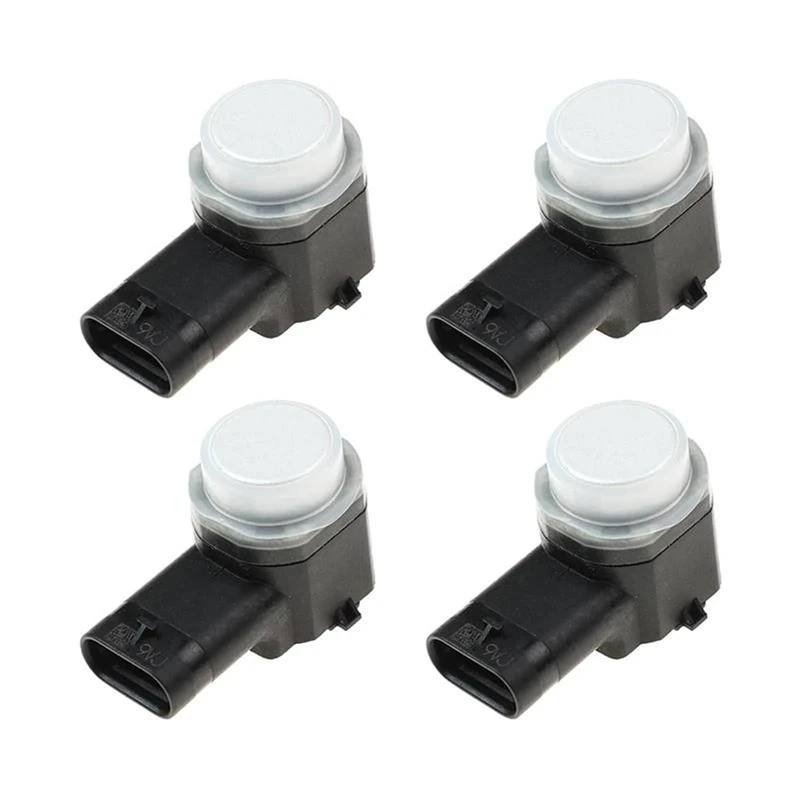 Car Parking Sensors PDC Parking Sensor Parking Radar Parking Assistance For CJ5T-15K859-AAW CJ5T15K859AAW Sensors Kit(4PCS White)