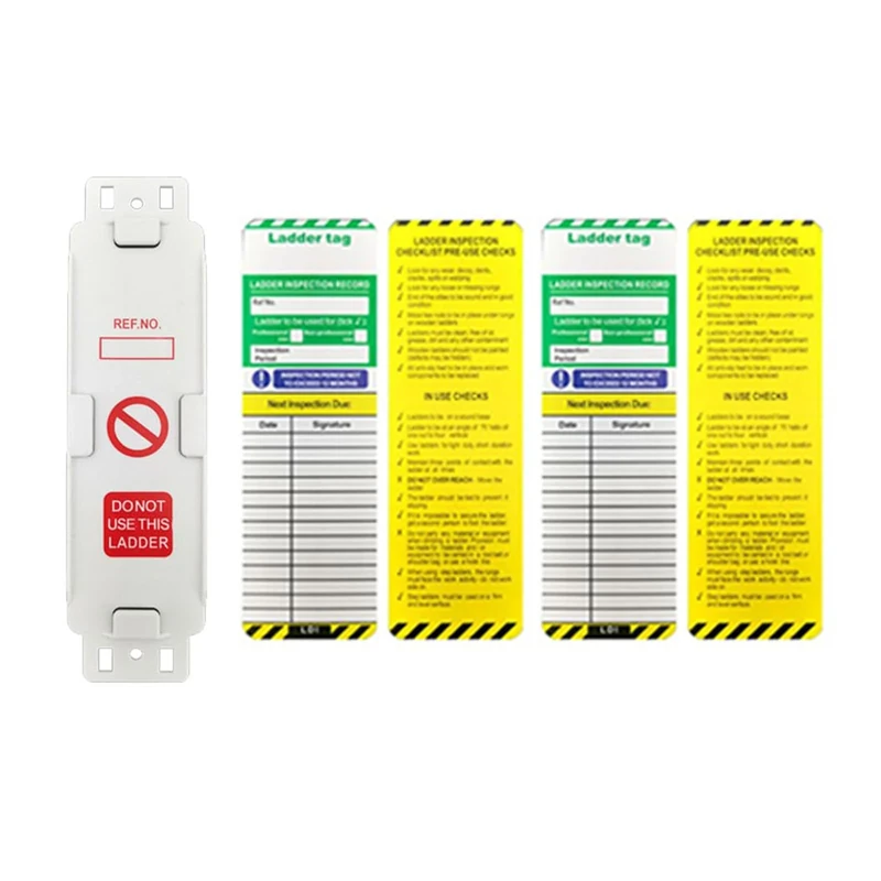 Ladder Tags - 1 Holders and 2 Ladder Inspection Tag Inserts, Ladder Inspection Tag,Safety Protect for Indoor & Outdoor (3)