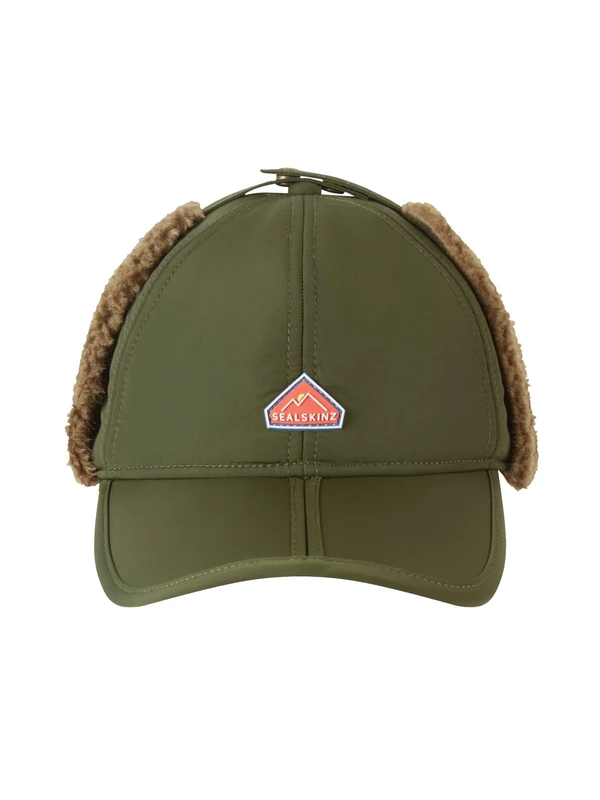 SEALSKINZ | Waterproof Upton | Extreme Cold Weather Puffer Hat Olive - Image 1