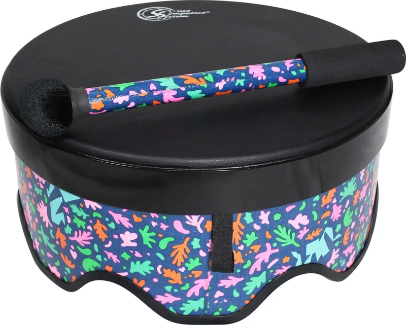 Toca Sympatico 10" Tall Gathering Drum Pretuned Autumn Days TSSGD-18ADS-SLP