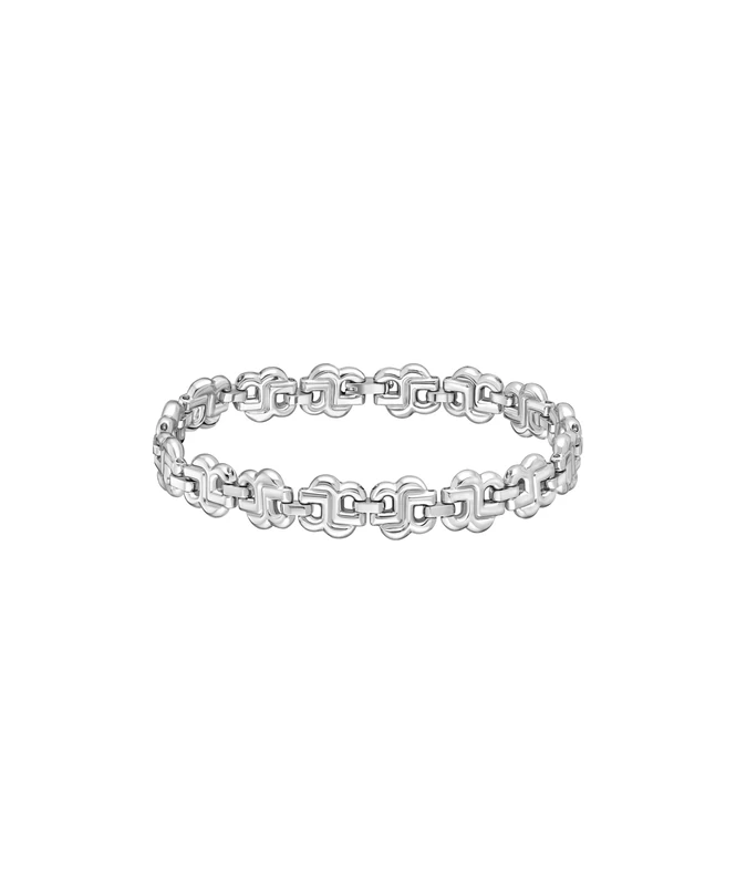 BOSS Jewelry Women's DOUBLE B STRAND Collection Bracelet in Stainless Steel with Double B Charms - 1580740