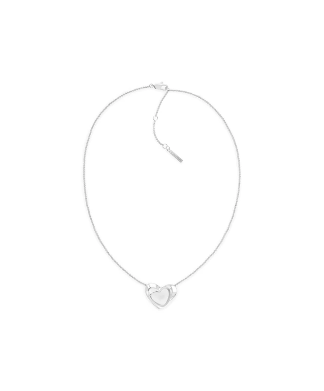 Calvin Klein Women's ENCHANTING Collection Necklace in Stainless Steel with a Heart Pendant - 35000757