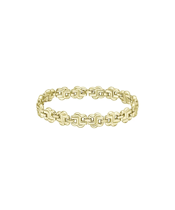 BOSS Jewelry Ladies' Yellow Gold IP Plated Stainless Steel Bracelet