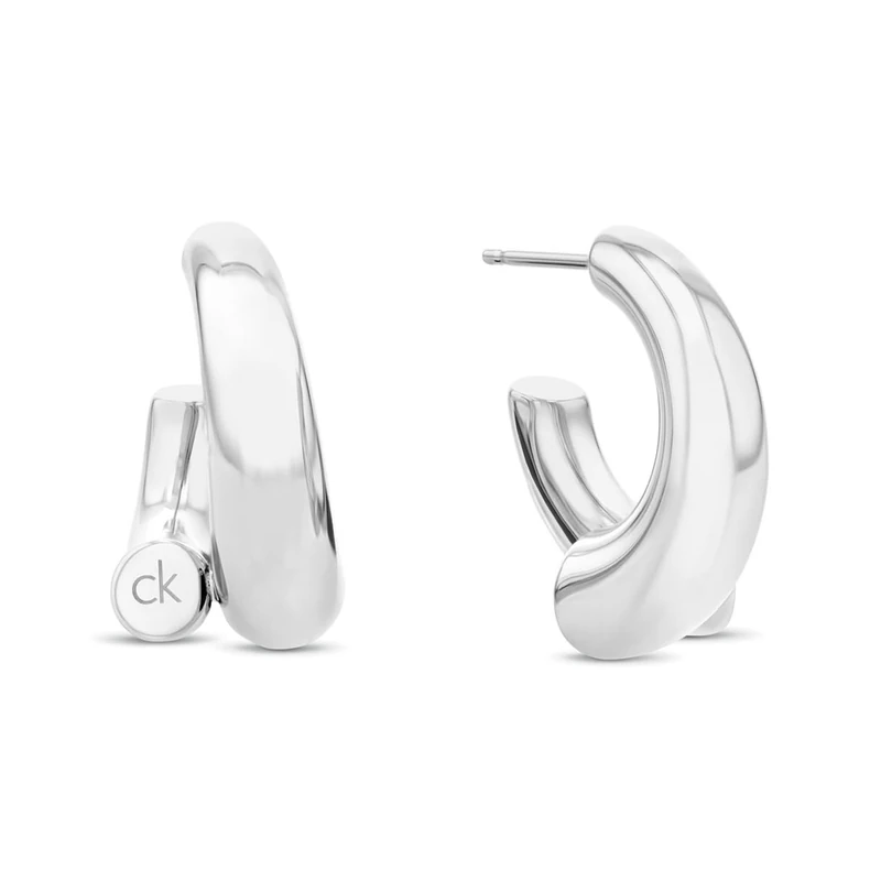 Calvin Klein Women's CK SPIRAL Collection Earrings in Stainless Steel - 35000764