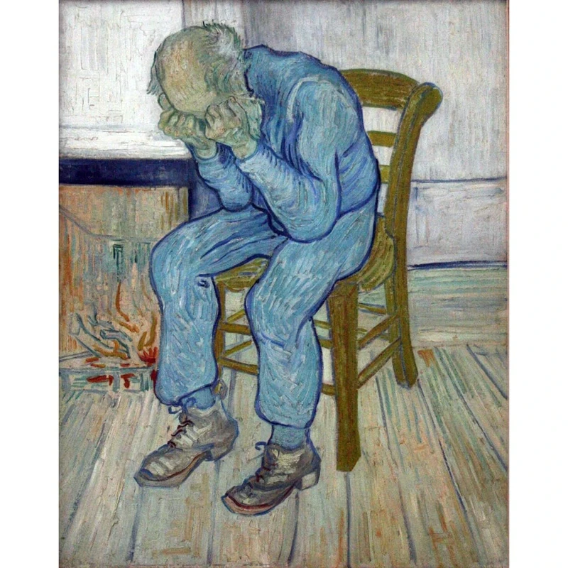 ARTICULOZY At Eternity's Gate by Van Gogh - 40x50 Inch Rolled Poster Wall Decor Art Print