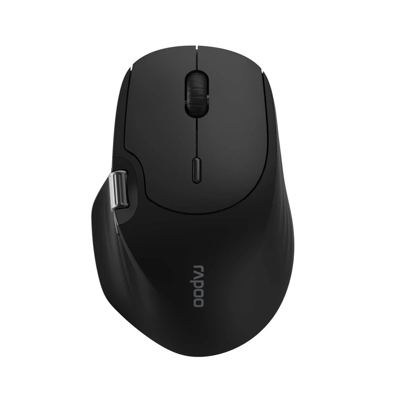 Rapoo MT560 Wireless Mouse Wireless Mouse 4000 DPI Sensor Environmentally Friendly Rechargeable Battery Ergonomic PC & Mac - Black