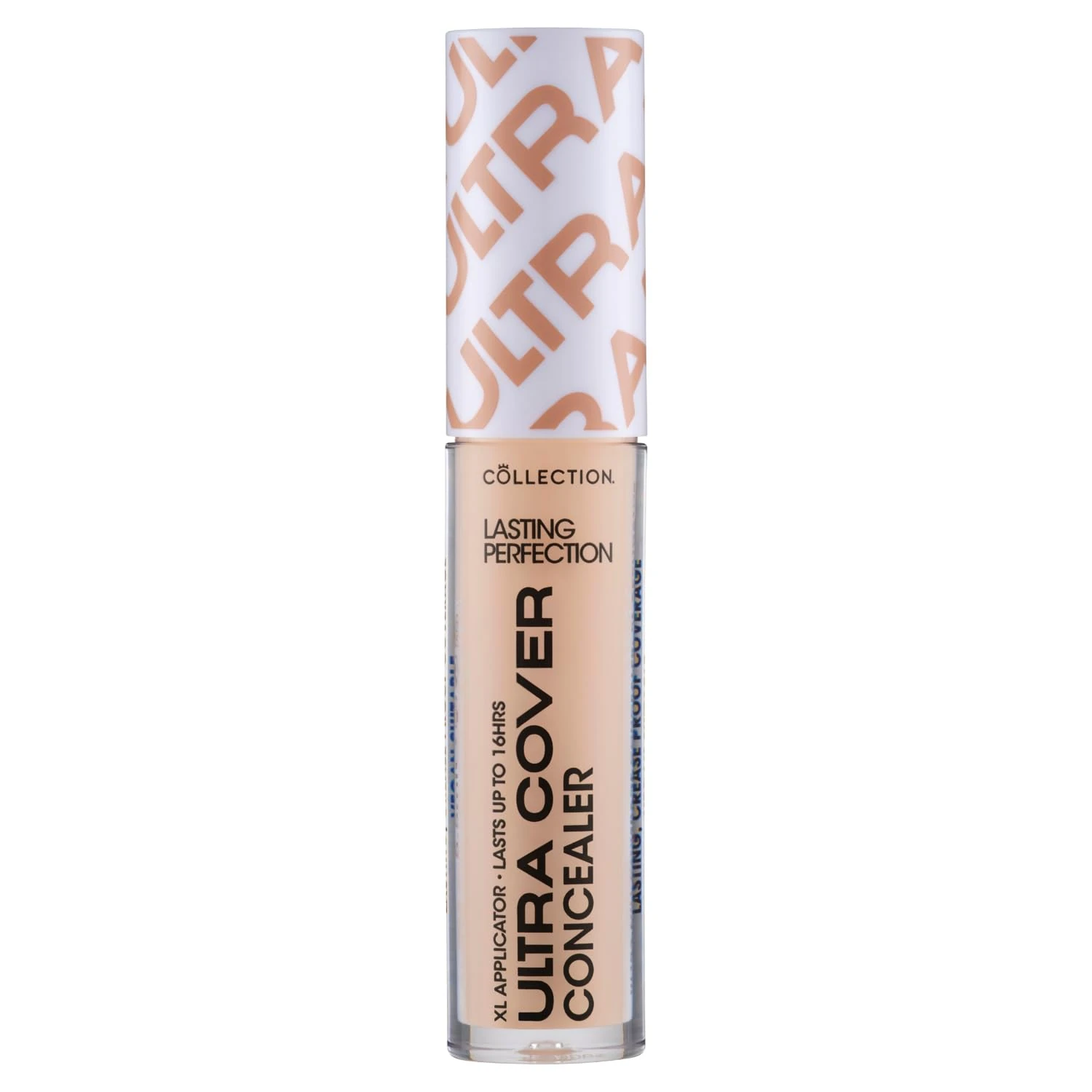 Collection Cosmetics Lasting Perfection Ultra Cover Concealer, Up to 16hr Wear, XL Applicator, Biscuit Warm, 5.5ml