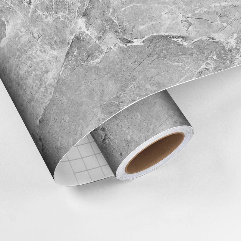 Ambiance Sticker Roll of Adhesive Flooring Roll Adhesive Anti-Skid Protection Concrete – H60 x L100 cm