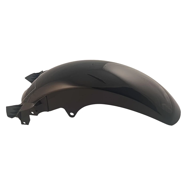 one Camamoto Motorcycle Front Mudguard in Glossy Black for Yamaha T-Max 500 and 530, Compatible with 2008-2014 Models