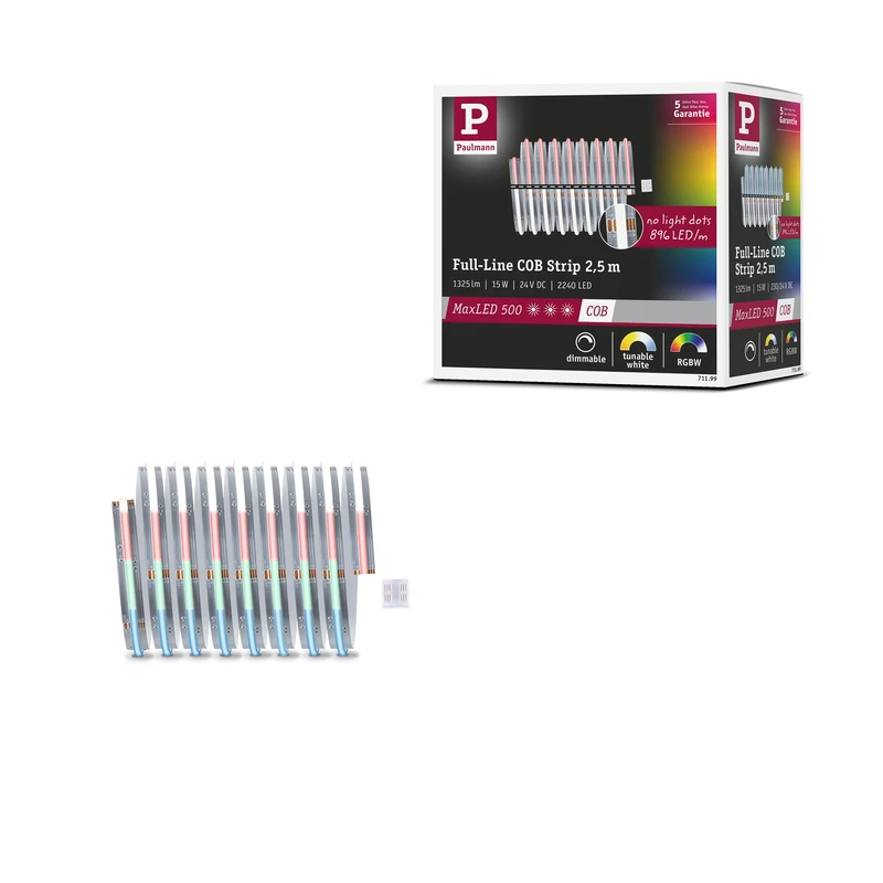 Paulmann 71199 MaxLED 500 LED Strip RGBW 2,5m 15W 530lm/m 896 LEDs/m RGBW
