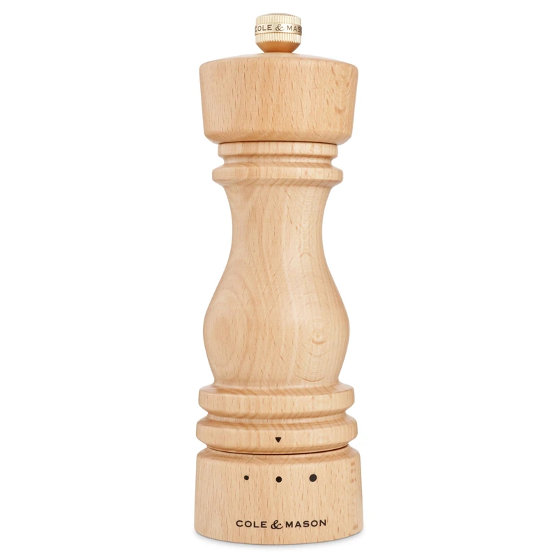 Cole & Mason London Salt Grinder with Grind Select Function 18cm Salt Mill