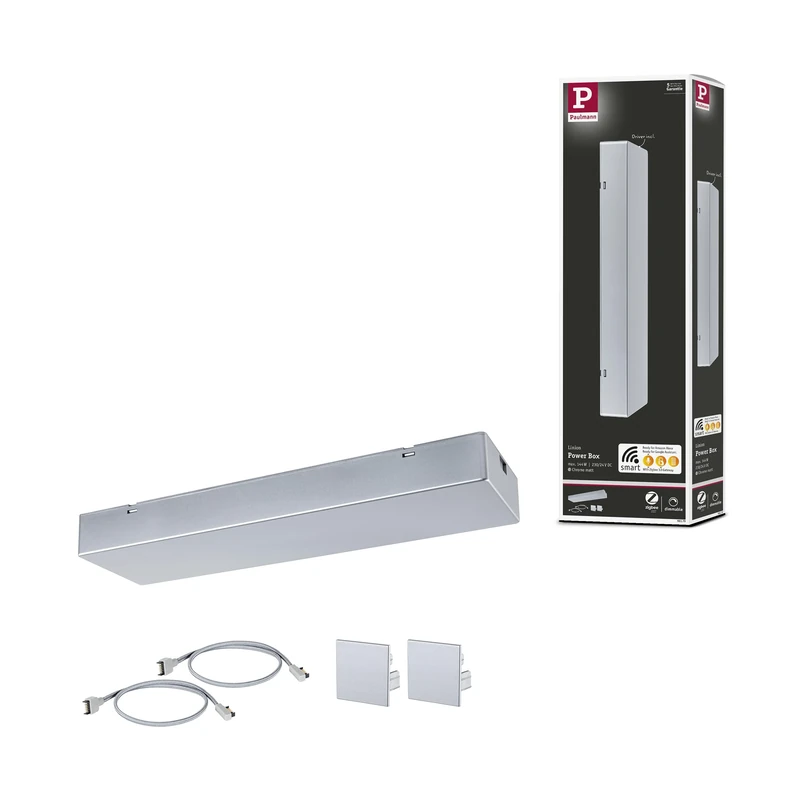 Paulmann 98179 Linion Power Supply Power Box Zigbee 230/24V max. 144W Chrome matt