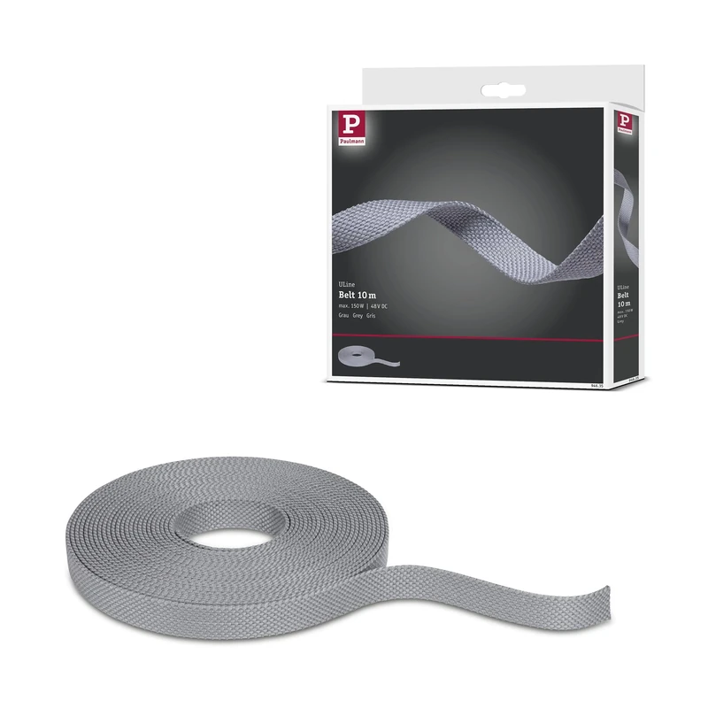 Paulmann 94635 ULine Belt 10m Dacron Textil Copper Grey