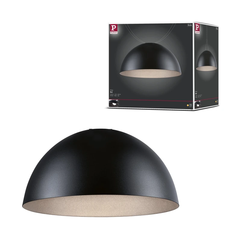 Paulmann 94614 ULine LED Pendant luminaire BOL 300mm 12W Black