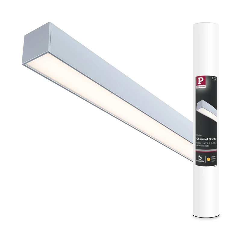 Paulmann 98173 Linion Light Channel Chrome matt 0,5m 8,5W Chrome matt