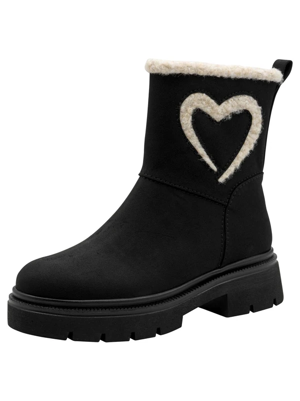 MARCO TOZZI Women's 2-26447-45 Fashion Boots, Black, 38 EU, black, 6 UK