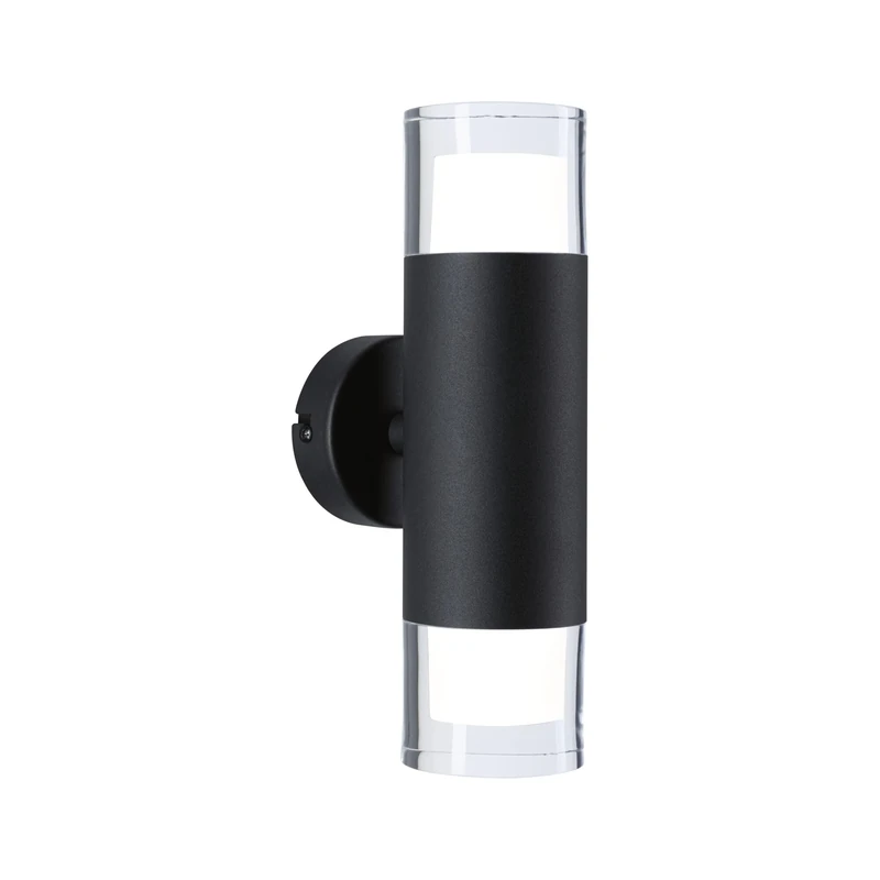 Paulmann 79560 Selection Bathroom Wall and Ceiling lamp Kame IP44 3000K 2x460lm 230V 2x4W Signal Black