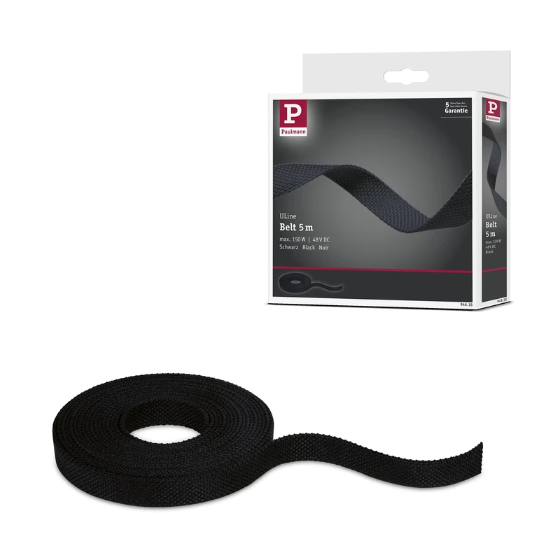 Paulmann 94618 ULine Belt 5m Dacron Textil Copper Black