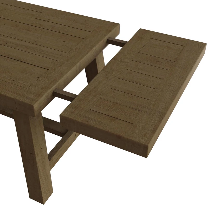 FWStyle Solid Reclaimed Natural Pine Extension Leaf - H7 X W100 X D 45cm