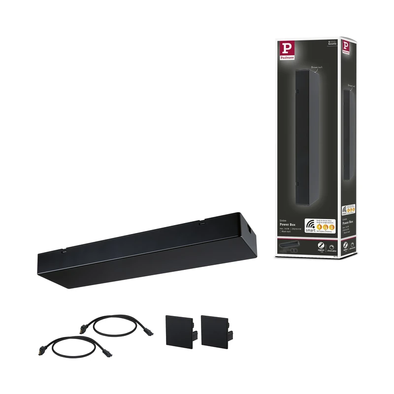 Paulmann 98178 Linion Power Supply Power Box Zigbee 230/24V max. 144W Signal Black