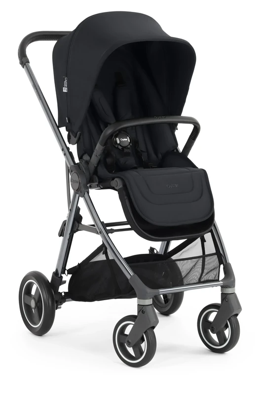 Oyster Gravity+ Stroller/Pushchair in Carbonite with Raincover Birth to 22Kg