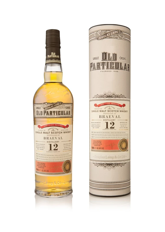 OLD PARTICULAR, BRAEVAL, 2011, 12 YEARS OLD,70CL, 48.4% ALC./VOL. UK