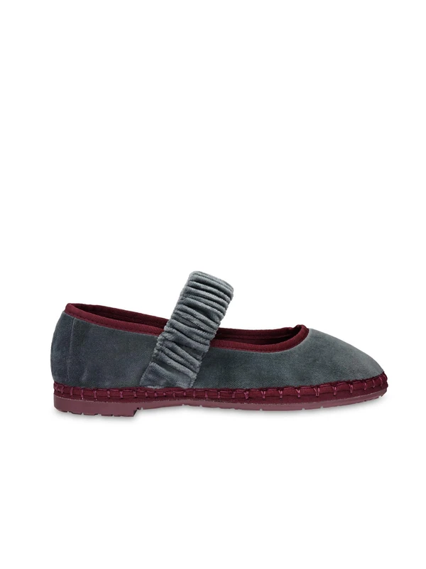 FLABELUS Women's Ballerina Mafalda, Grey, 5 UK