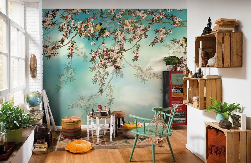 Komar Sakura Non-Woven Photo Wallpaper Size 336 x 240 cm Floral Width 50 cm