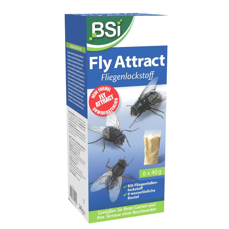 BSI - Fly Attract - Natural - 6 Refills x 40g - For Insect Traps