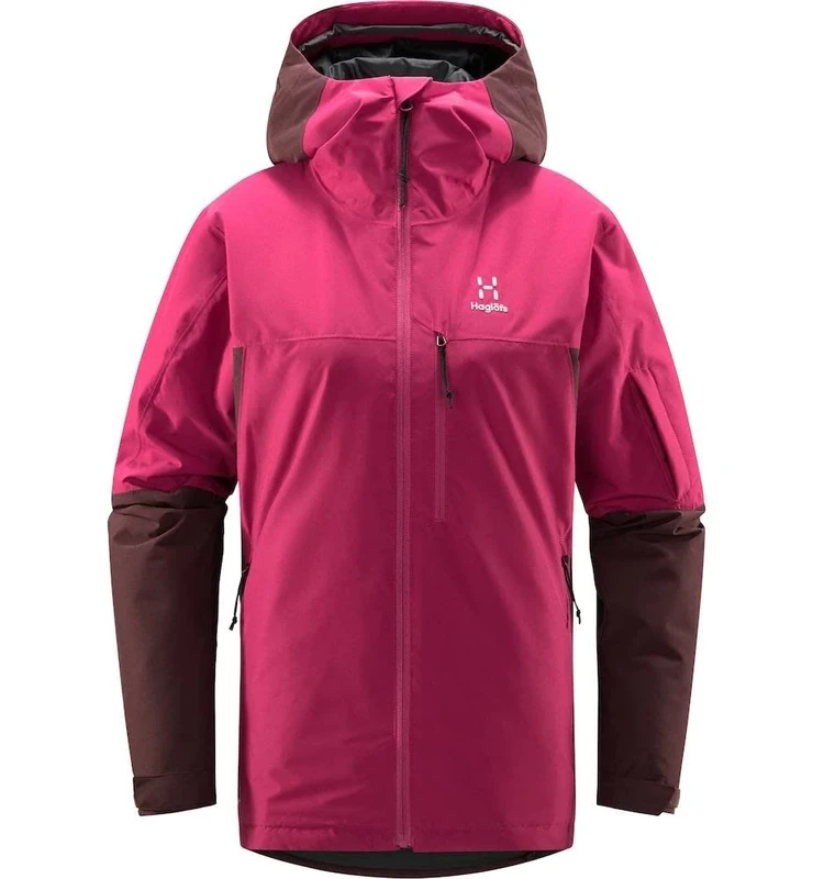 HAGLOFS 605030_4XM GONDOL INSULATED JACKET Jacket Women's BURGUNDY BROWN/DEEP PINK Size XS