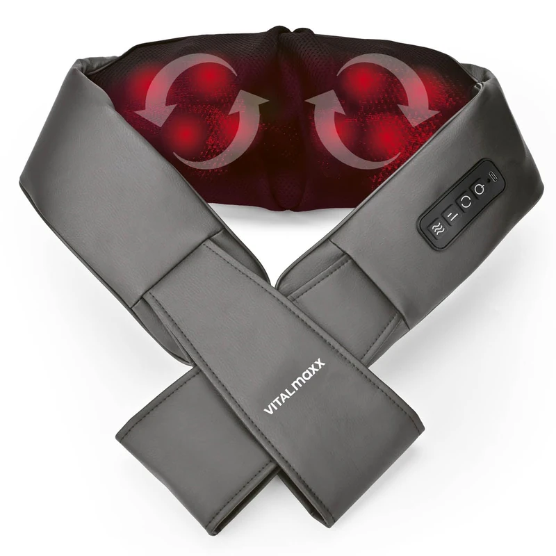 VITALmaxx Shiatsu Neck Massager with Heat and Strap